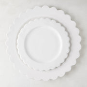 Scalloped Ceramic Salad Plate