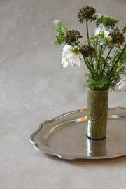Vintage Scalloped Silverplate Platter