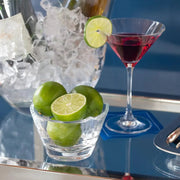 Scissor-Cut Glass Breakfast Bowl