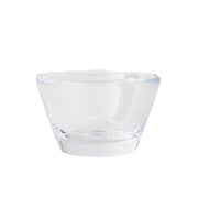 Scissor-Cut Glass Breakfast Bowl