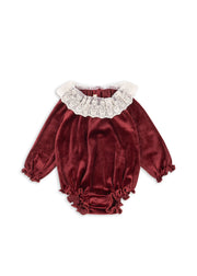 Venola Romper in Red Dahlia
