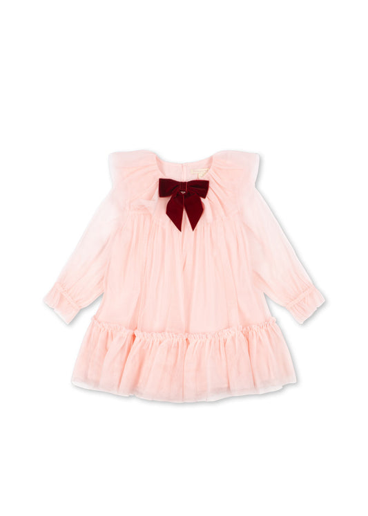 Bow Dress in Creole Pink