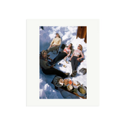 Skiers Sunbathing