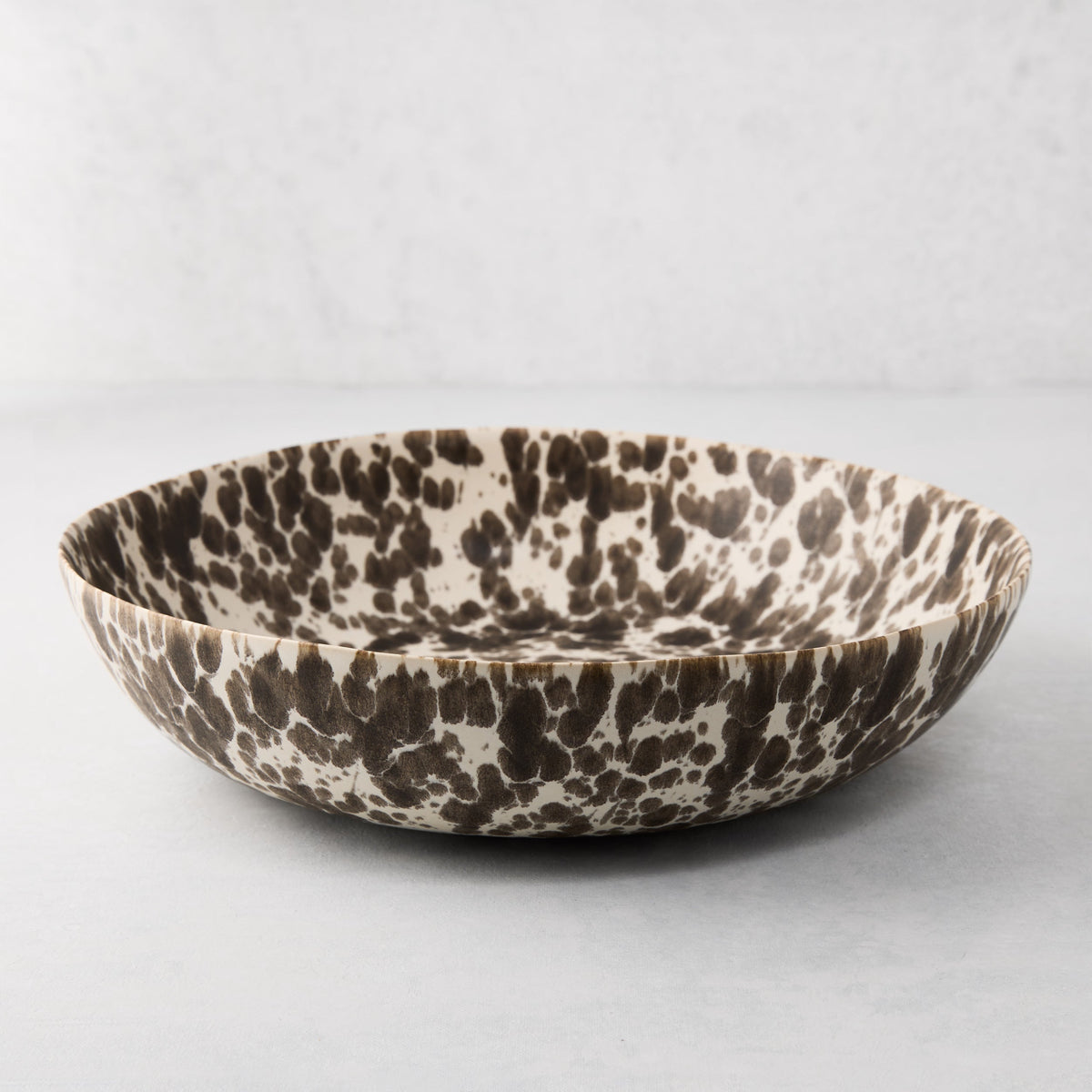 Small Nuno Splatter Stoneware Serving Bowl