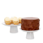 Small Stone Gray Cake Stand