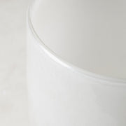Small White Barrel Vase