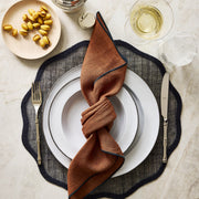 Smoke Grey Stoneware Dinner Plate