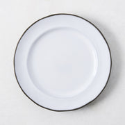 Smoke Grey Stoneware Salad Plate