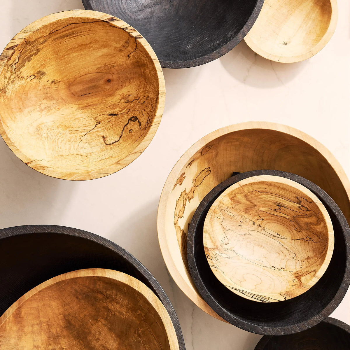 Spalted Maple Wood Bowl (18")