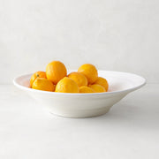 Spiral Ceramic Flared Serving Bowl