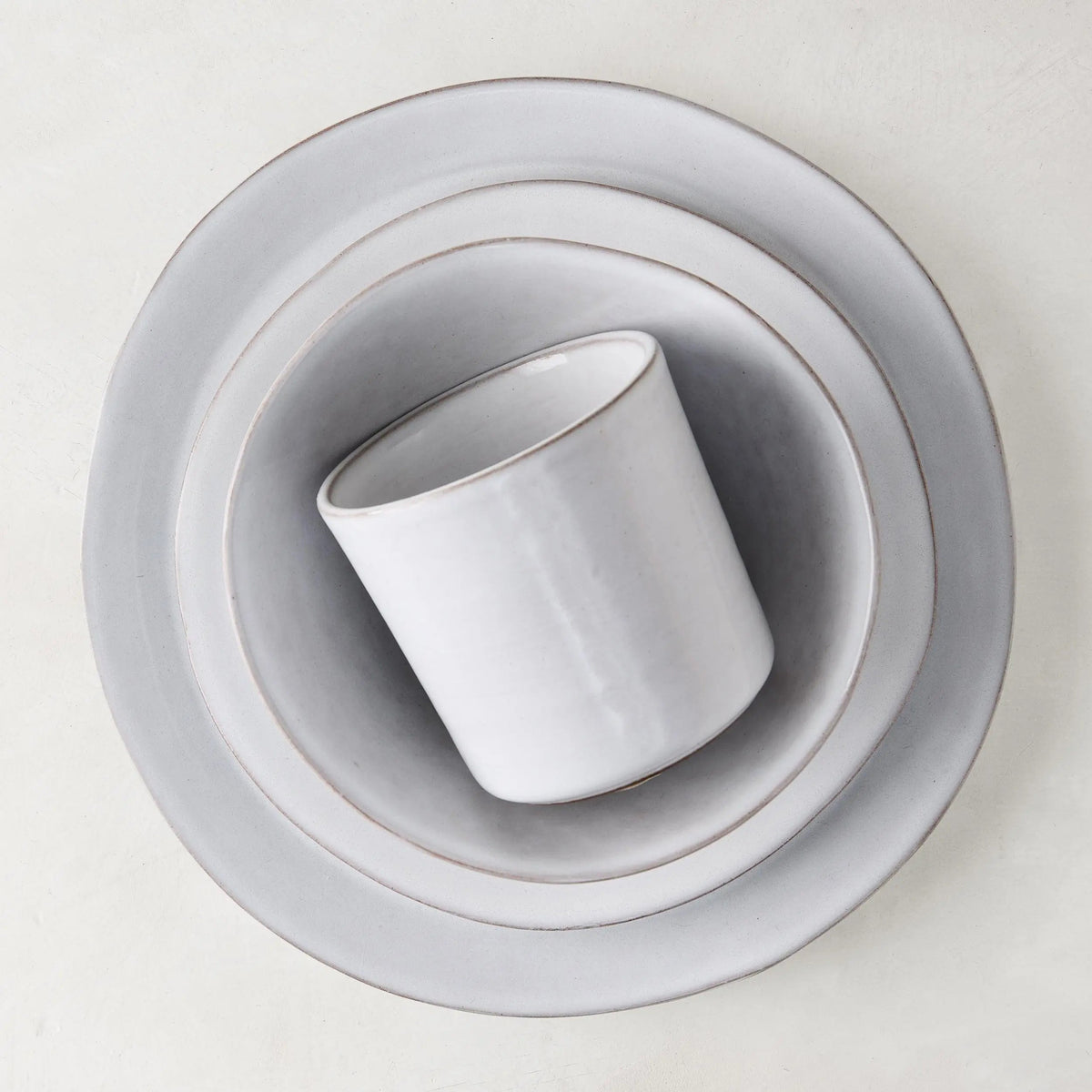 Stone Gray Salad Plate