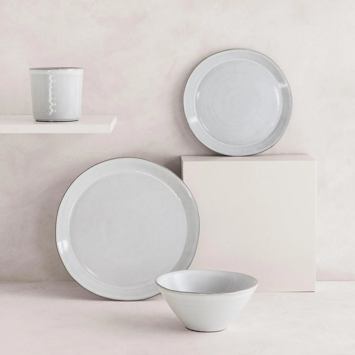 Stone Gray Salad Plate