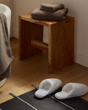 Classic Plush Slippers (White)