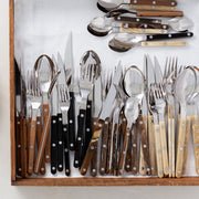 Teak Wood Bistro 5-Piece Flatware Set