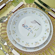 Tennis lady dinner plate (set of 4)