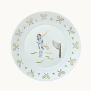 Tennis lady dinner plate (set of 4)