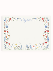Stationery & Notepad Gifting Set- Embroidered Cocoa
