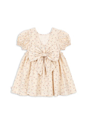 Evia Bow Dress in Brise d'Été