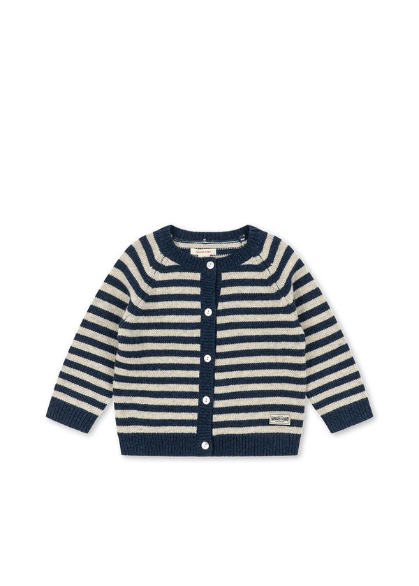 Billi Knit Cardigan in Blue Stripe