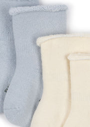 Vicino Terry Socks in Gray Dawn - 2 Pack