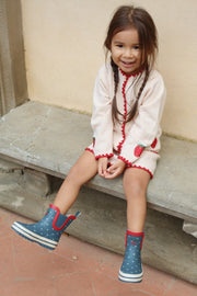 Roi Rain Boot in Heart Blues
