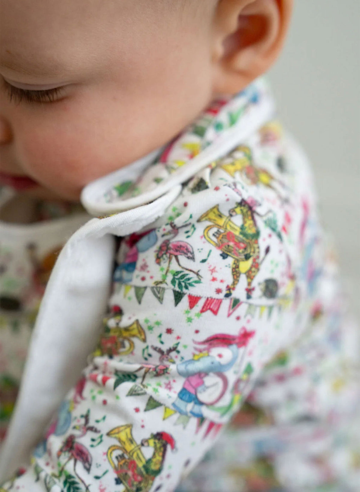 Children's Two Piece Organic Pajamas - Musical Jubilee