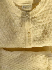 Venti Pointelle Knit Cardigan