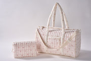 Vintage Rose Weekender Tote + XL Pouch by Le Petite Pochette