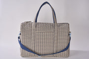 Plaid Weekender Tote by Le Petite Pochette