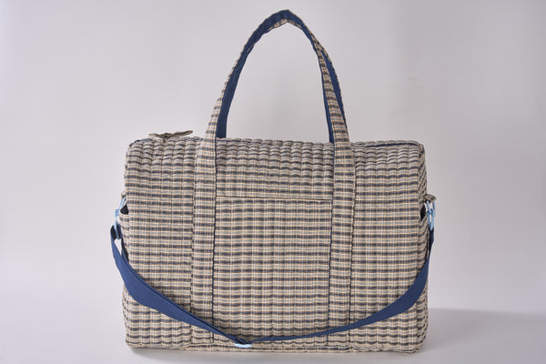 Plaid Weekender Tote