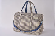 Plaid Weekender Tote by Le Petite Pochette