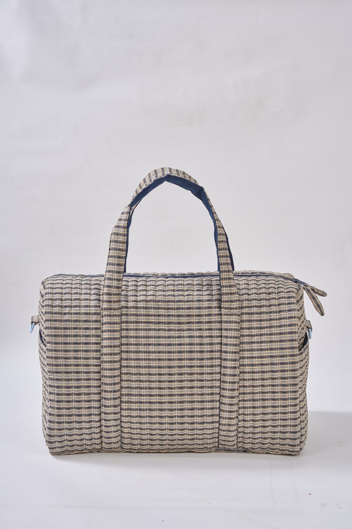 Plaid Weekender Tote by Le Petite Pochette