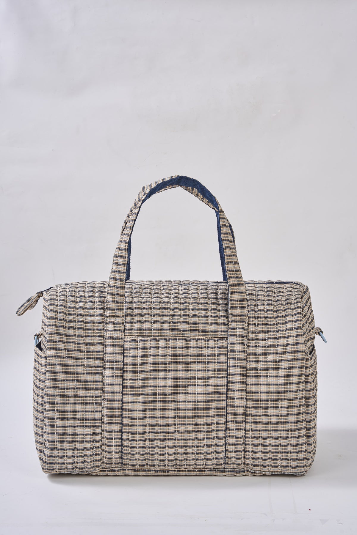Plaid Weekender Tote by Le Petite Pochette