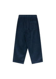 Elio Corduroy Trouser in Black Iris