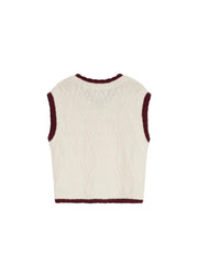 Orla Waistcoat in Whisper White