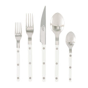 White Bistro 5-Piece Flatware Set