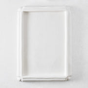 White Ceramic Handled Cutting Board with Oak Wood