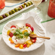White Ceramic Olive Serving Tray