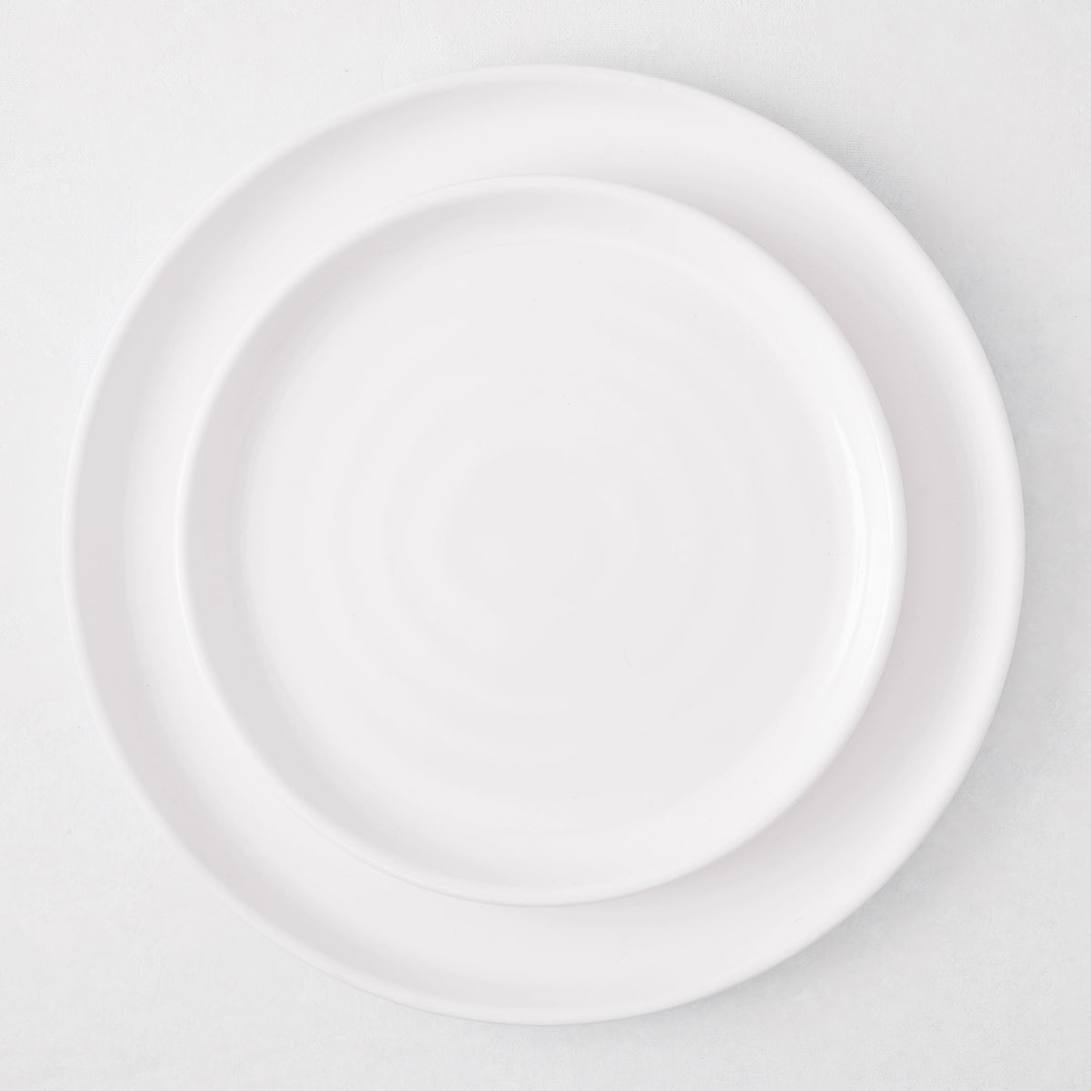 White Outdoor Melamine Salad Plate