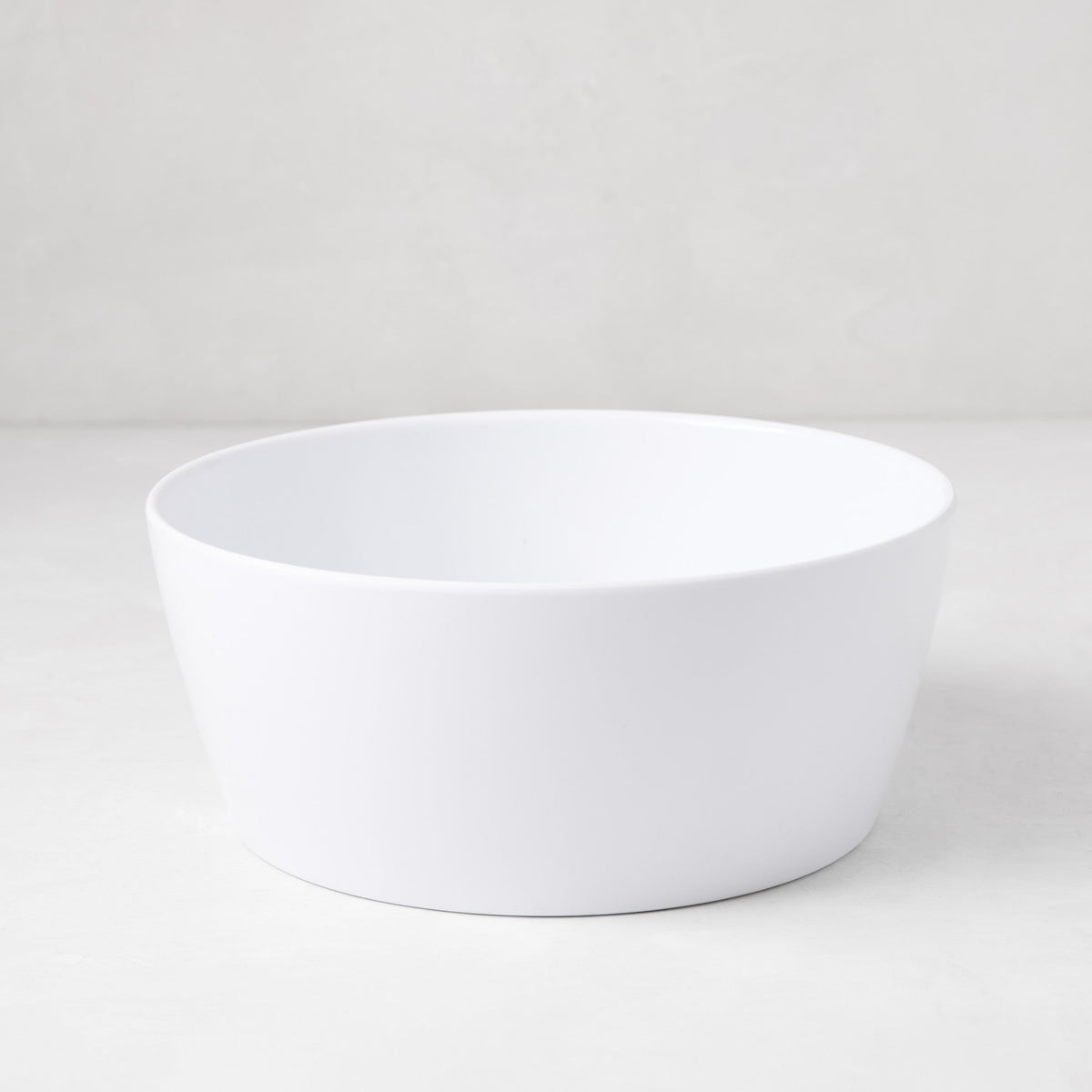 White Outdoor Melamine Serving Bowl