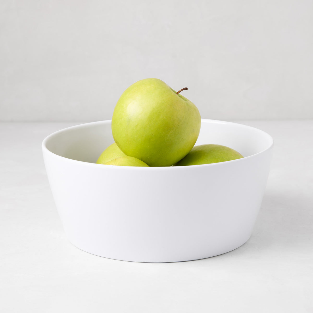 White Outdoor Melamine Serving Bowl