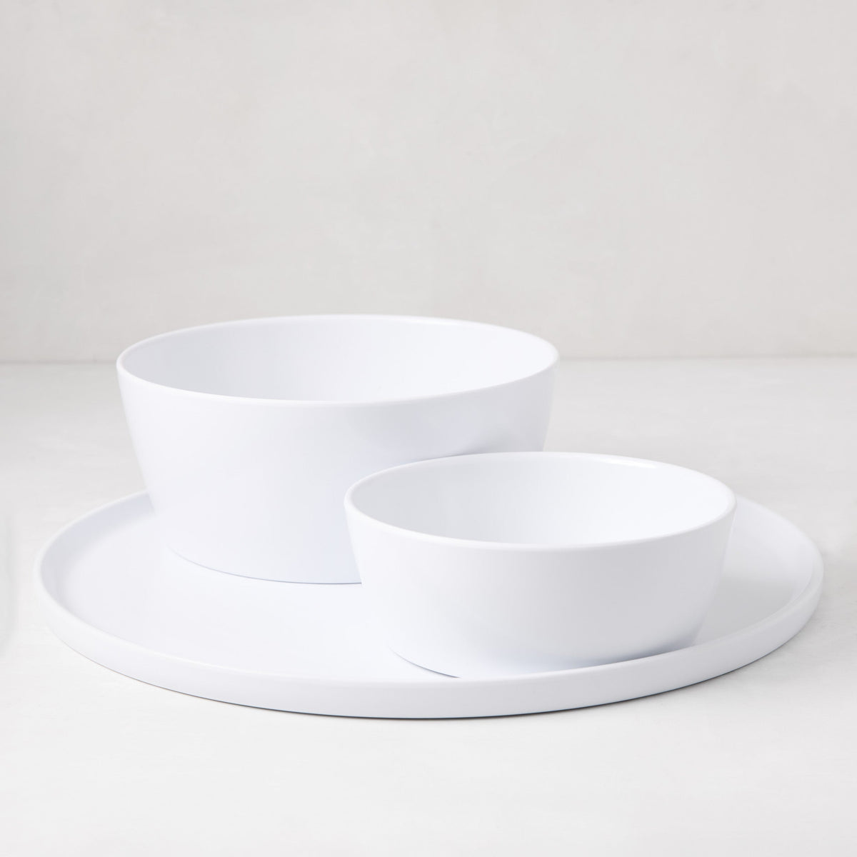 White Outdoor Melamine Serving Platter